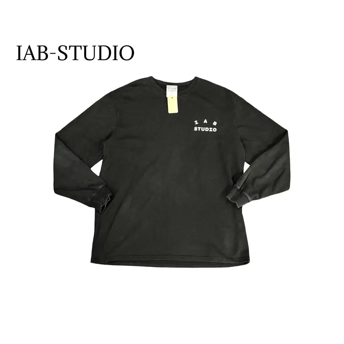 (100) IAB-STUDIO 長袖Tシャツ ブラック