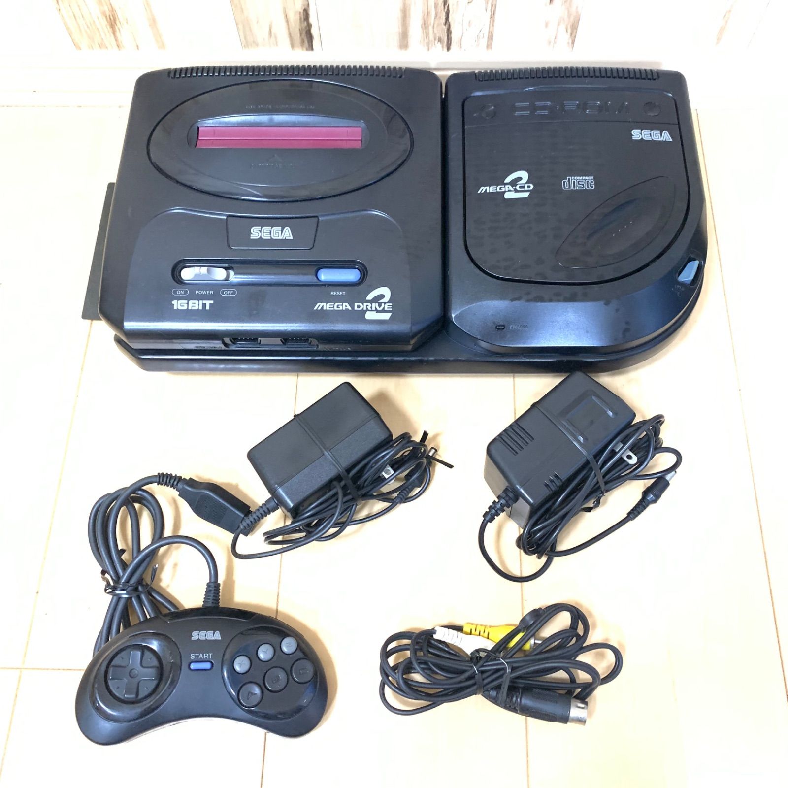 【希少、動作品】SEGA MEGA-CD2 HAA-2910 メガドライブ専用 MEGA DRIVE2/セガ