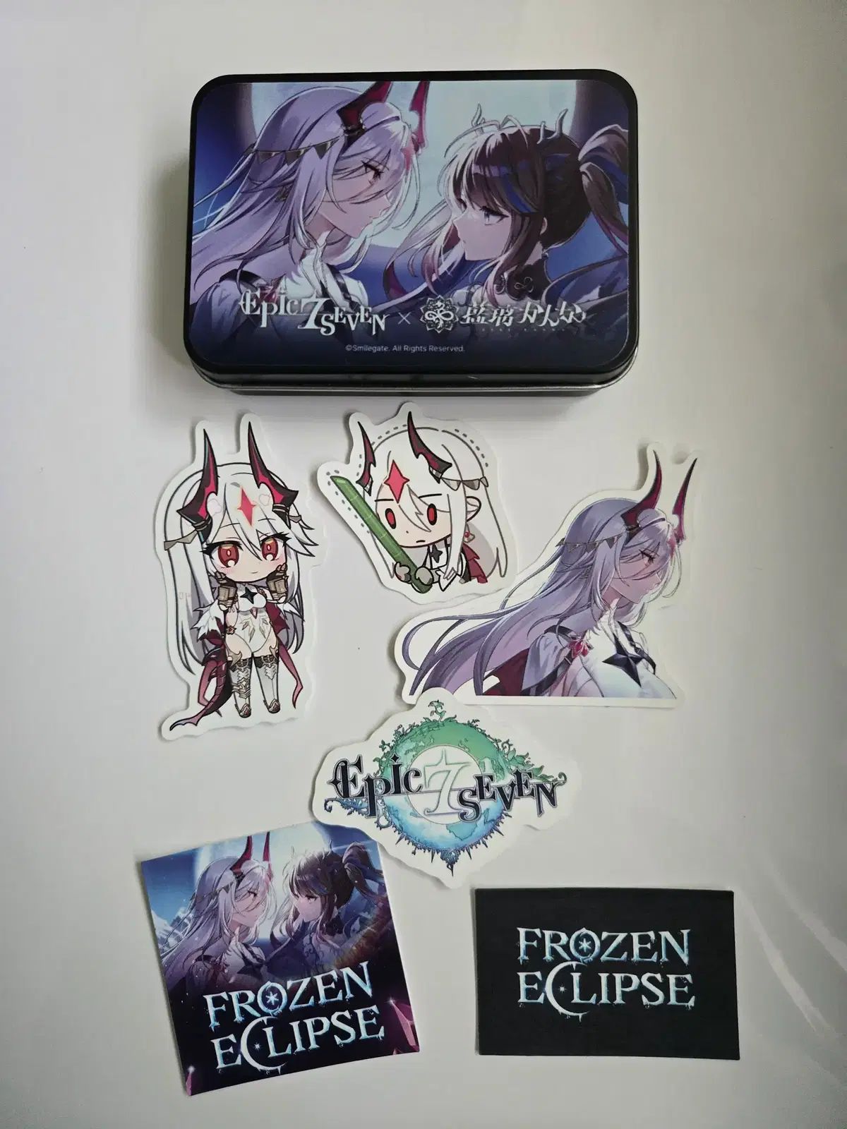 開封品) かんな x エピックセブン Frozen Eclipse ティンケース
