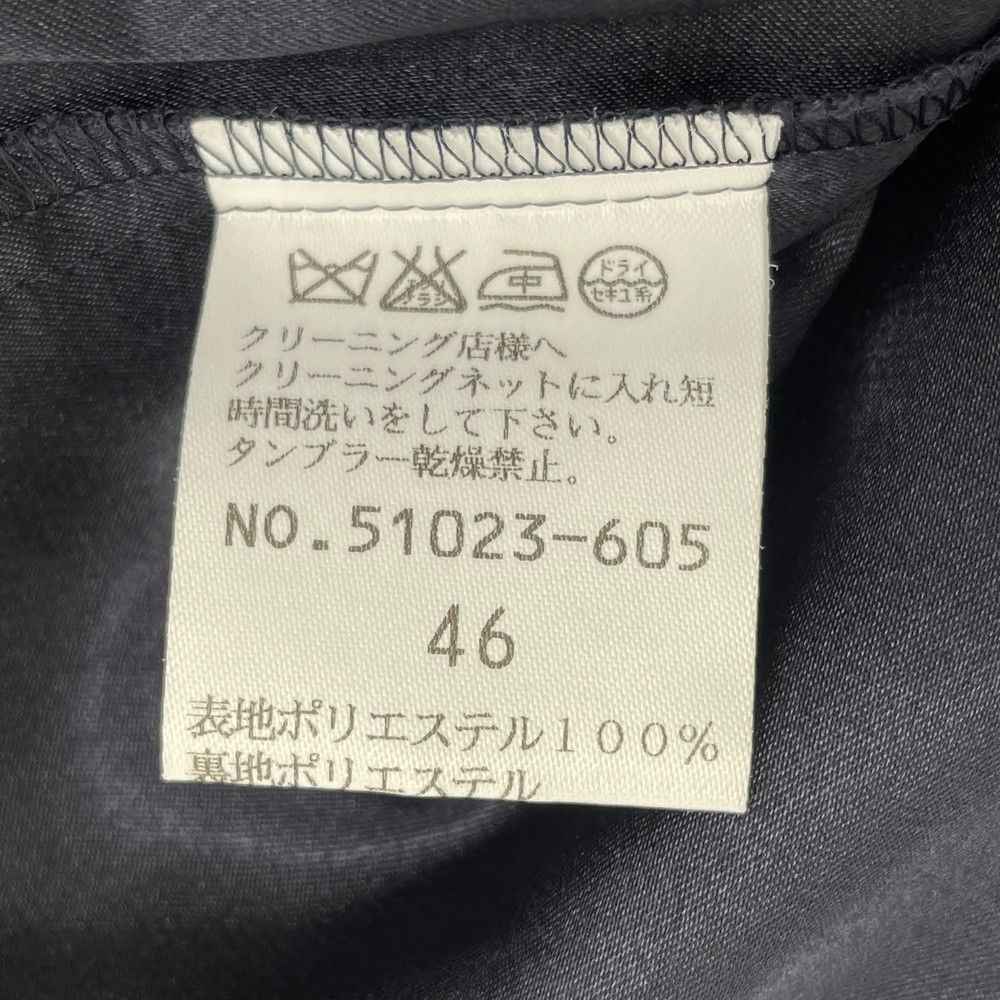 ワンピース ローズティアラ Rose Tiara 46 ネイビー系 半袖 大きい