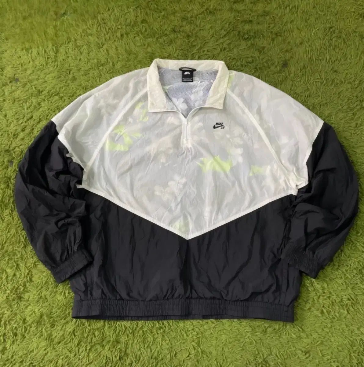 (2XL) NIKE SB ウーブン ハーフジップアップ ウィンドブレーカー ウィンドジャケット