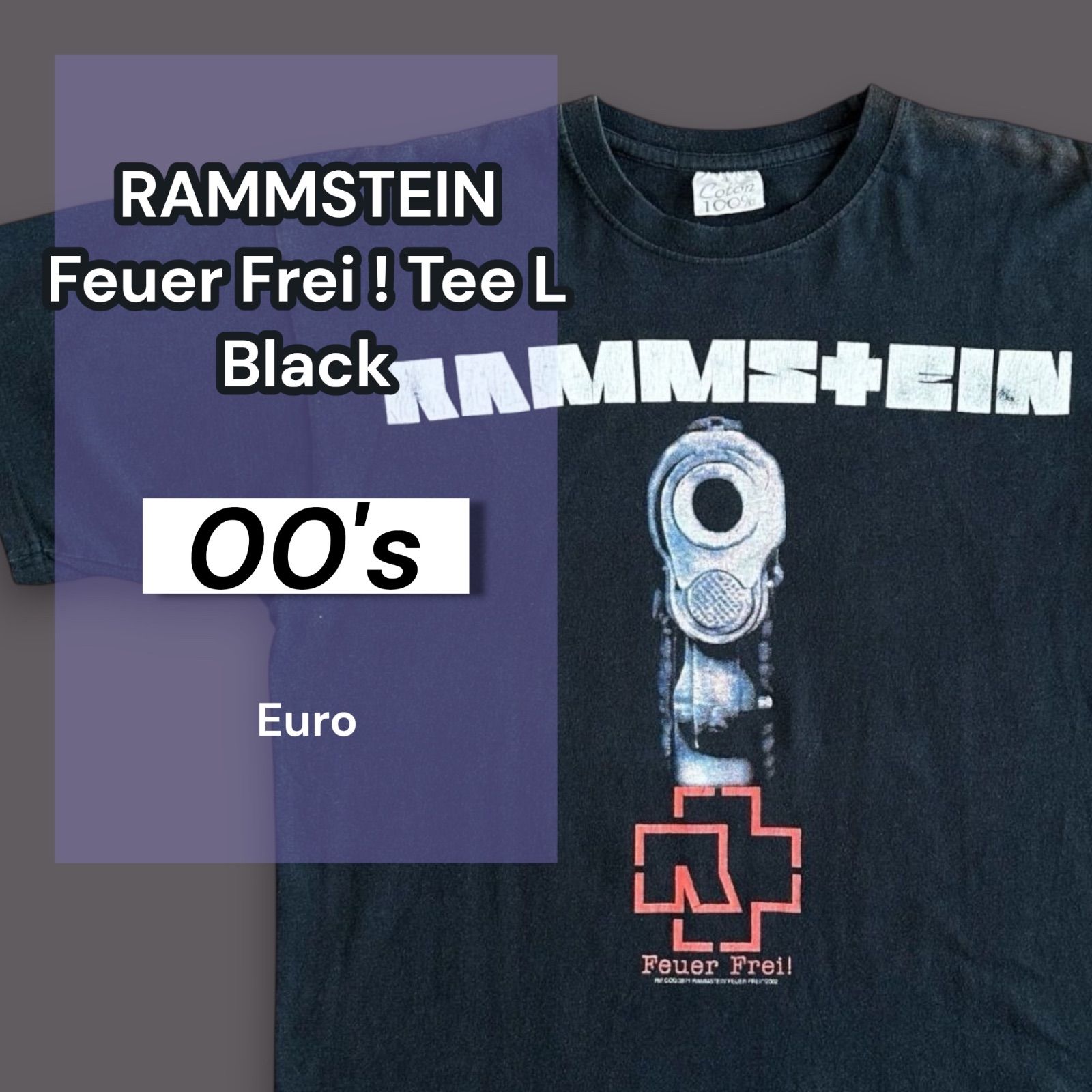 RAMMSTEIN Feuer Frei ! Tee L Black