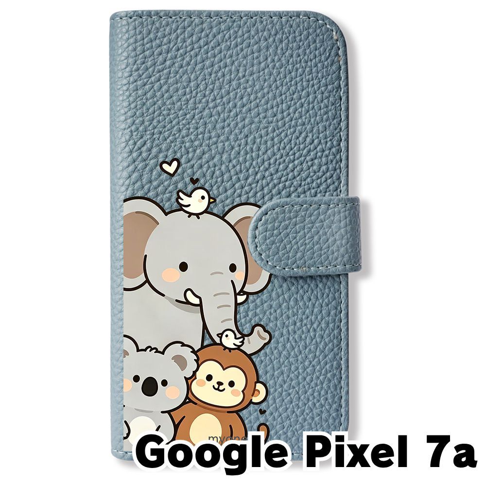 新品未使用】 Google Pixel 7a 手帳型スマホ ケース (色：ブルーグレー