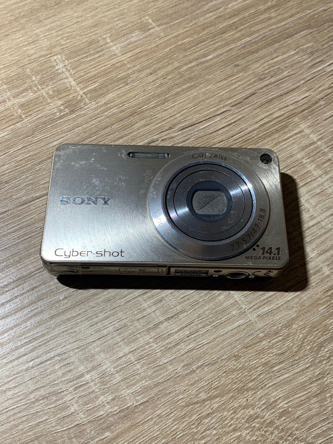 1968 Sony Cyber-Shot DSC-W350 シルバー ジャンク品 デジカメ【ネ】