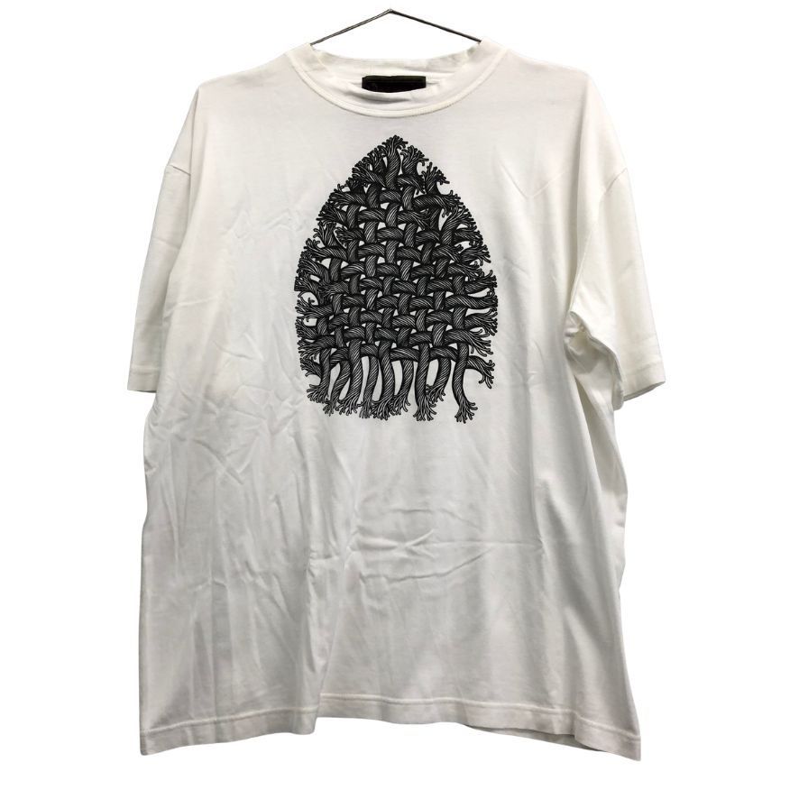 ネメス Tシャツ フロントプリント ホワイト サイズタグ欠損【AFB43】