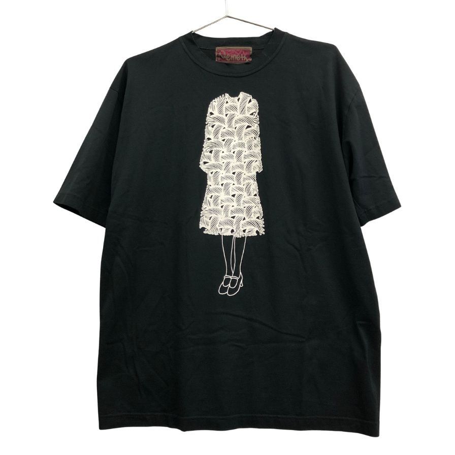 ネメス Tシャツ フロントプリント ブラック【AFB43】