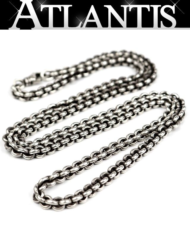 CHROME HEARTS 銀座店 クロムハーツ RS LOOP チェーン ネックレス 30インチ メンズ シルバー SV925 103669