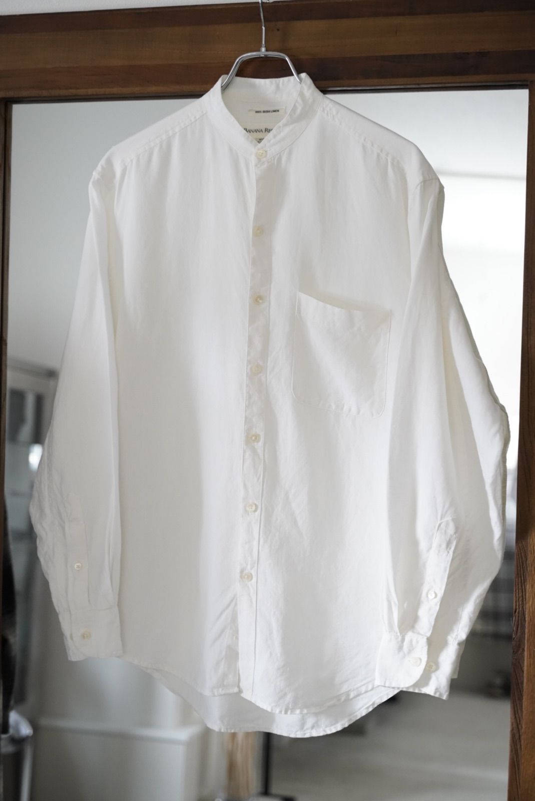 90s banana republic Irish linen shirt