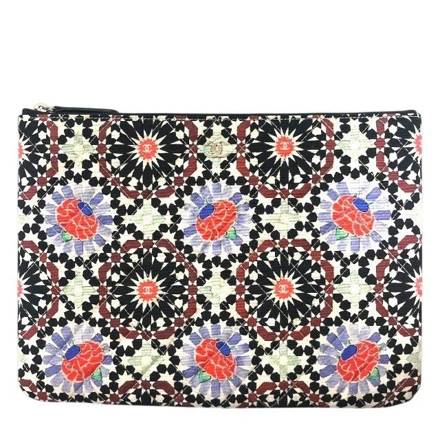 美品/CHANEL/シャネル/2014年/クリスマス限定/ノベルティ キルティング/セカンドバッグ/鞄/クラッチバッグ/ポーチ /RS1817
