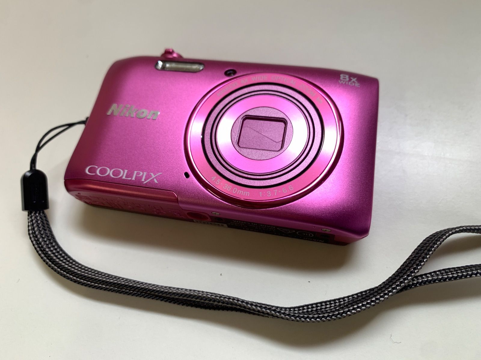 【美品】Nikon COOLPIX S3600　コンパクトデジタルカメラ