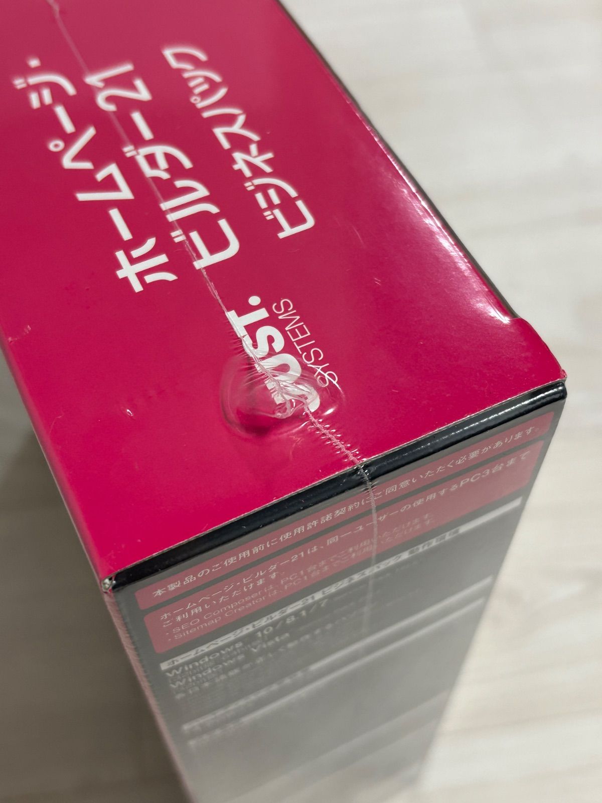 新品未開封 ホームページ ビルダー 21 ビジネスパック
