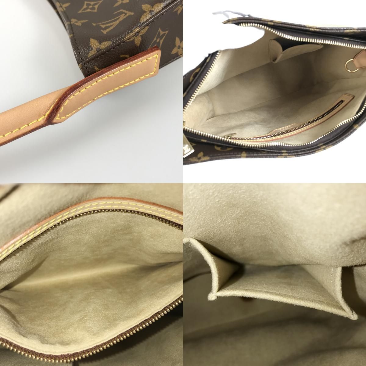 ルイ・ヴィトン LOUIS VUITTON モノグラム ルーピング GM M51145 PVC
