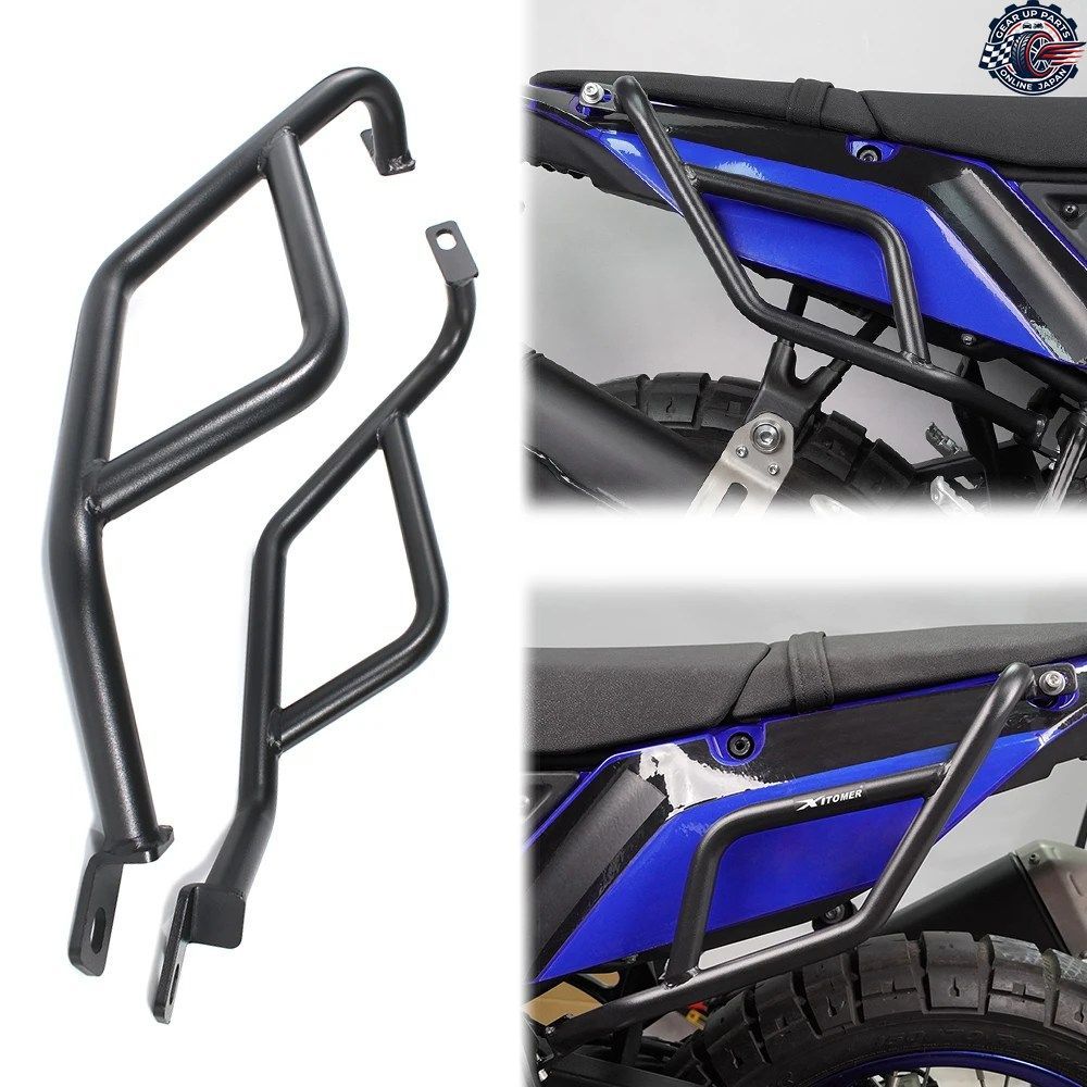 XTZ690 2019 - 24 オートバイ用サイドクラッシュバー エンジンガード サドルバッグ サイドボックス プロテクションフレーム