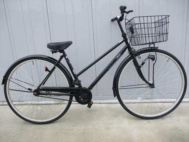 F231★整備済み★完成車発送★中古シティ自転車【27インチ　シティ　黒 】