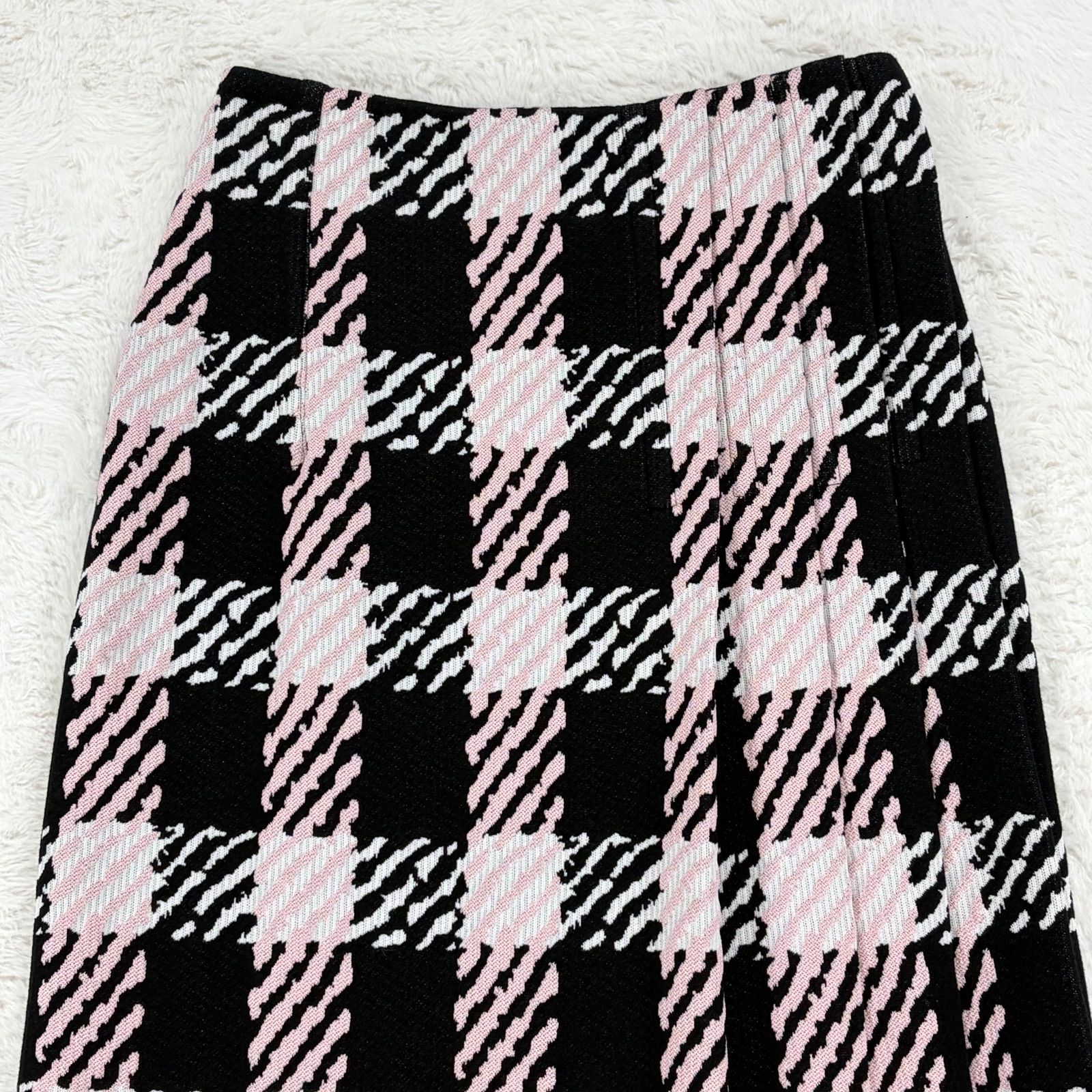 イタリア製 MARNI マルニ スカート プリーツ スリット チェック柄