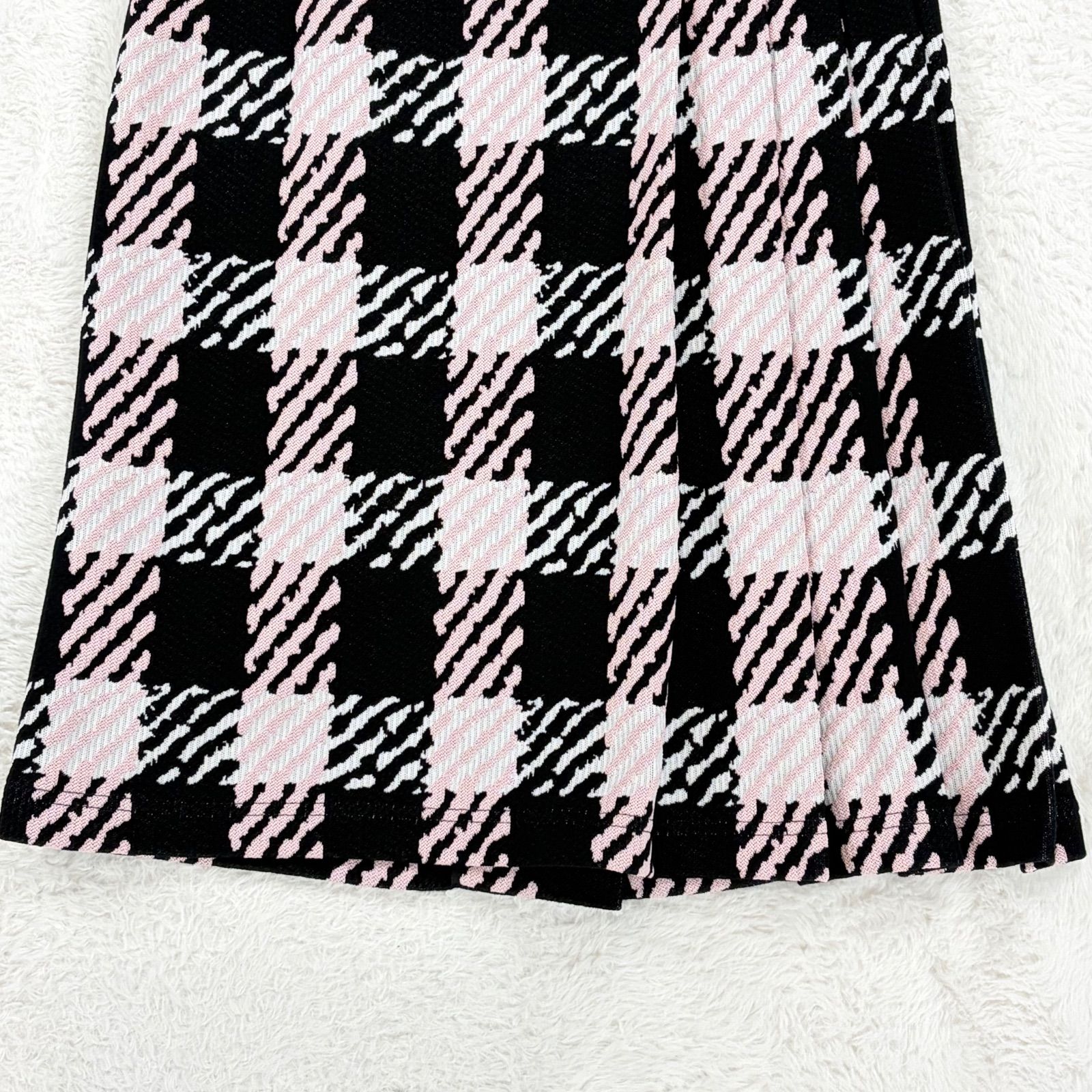 イタリア製 MARNI マルニ スカート プリーツ スリット チェック柄