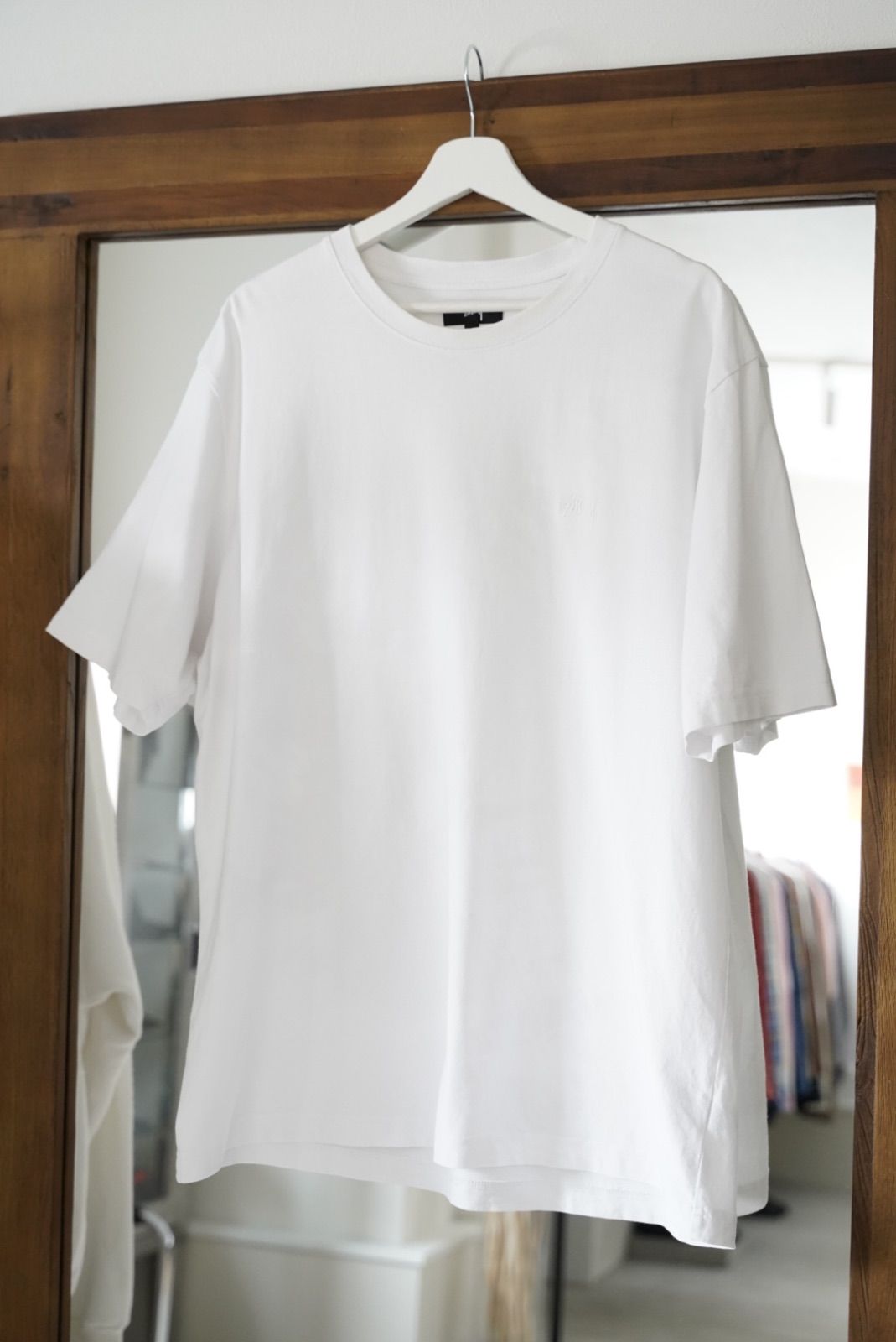 stussy stitch logo T-shirt