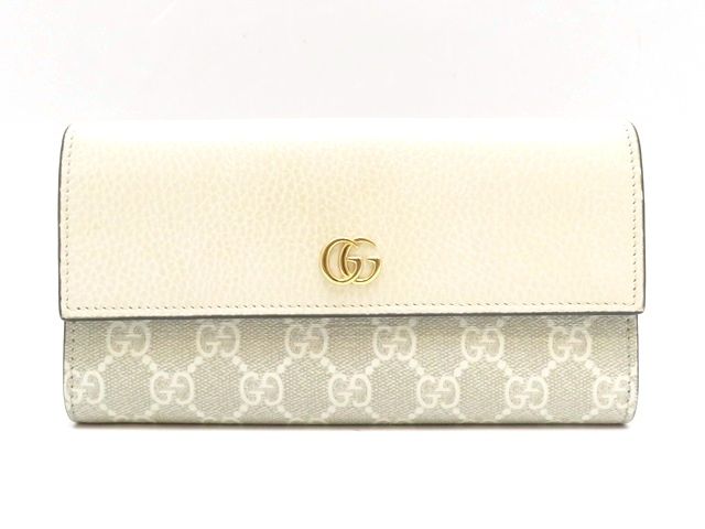 GUCCI グッチ ダブルG/スプリーム ロングフラップウォレット 長財布