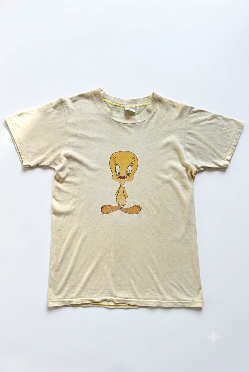 80's ルーニー・テューンズ トゥウィー Tシャツ M