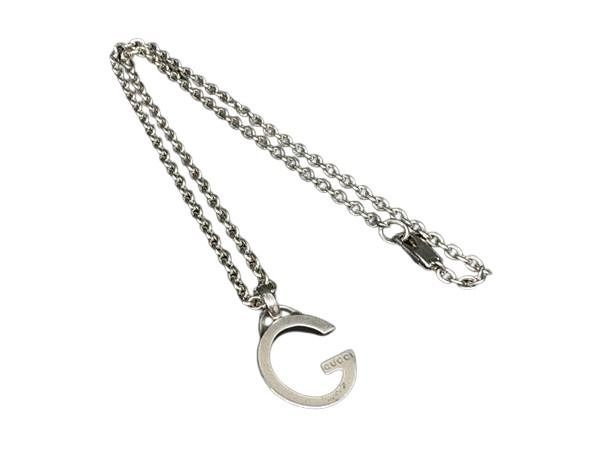 GUCCI グッチ ネックレス Gマーク ペンダント ネックレス 233936 シルバー系 Ag925 レディース 美品