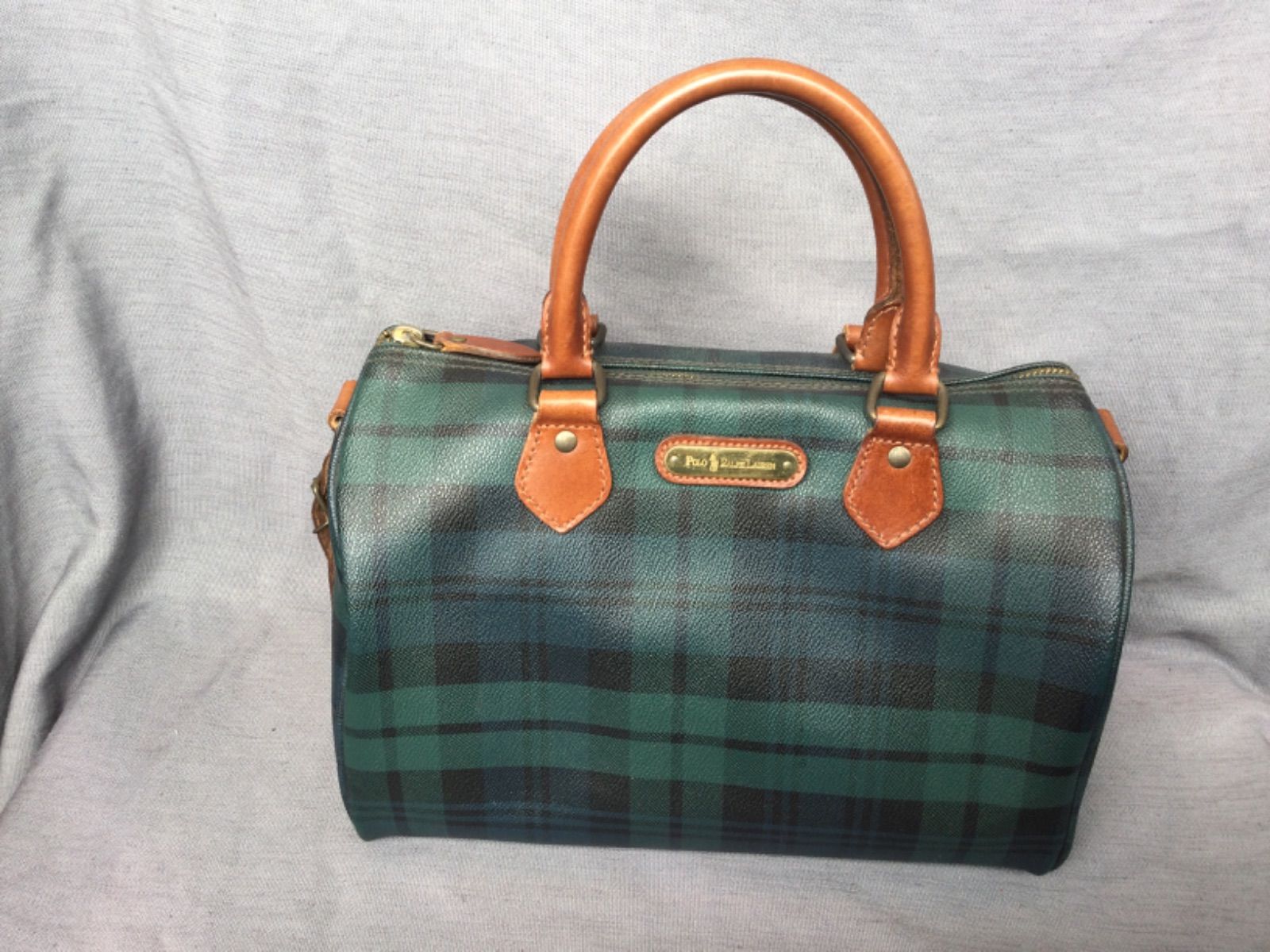 POLO RALPH LAUREN ミニボストンバッグ ブラックウォッチ お573 - メルカリ