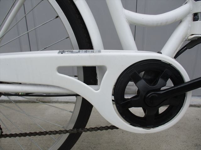 F235☆整備済み☆完成車発送☆中古折りたたみ自転車【26インチ 白