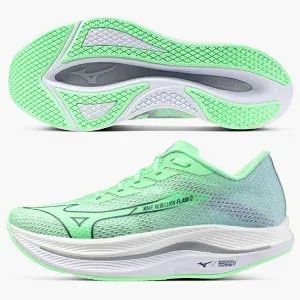 ミズノ　MIZUNO　ランニングシューズ　ウェーブリベリオン フラッシュ 2　厚底　J1GC243581