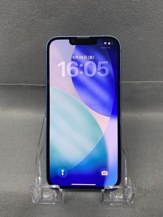 美品 国内版 SIMフリー iPhone13 256GB ブルー色