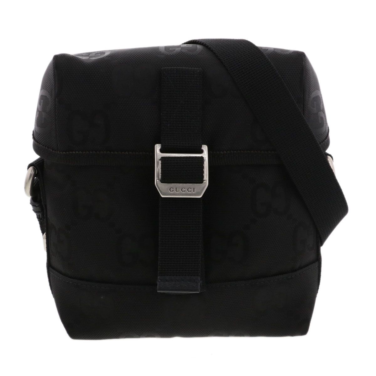 GUCCI グッチ GGナイロン オフザグリッド ショルダーバッグ ショルダーバッグ 643858 メンズ PVC ブラック 中古 53,880円