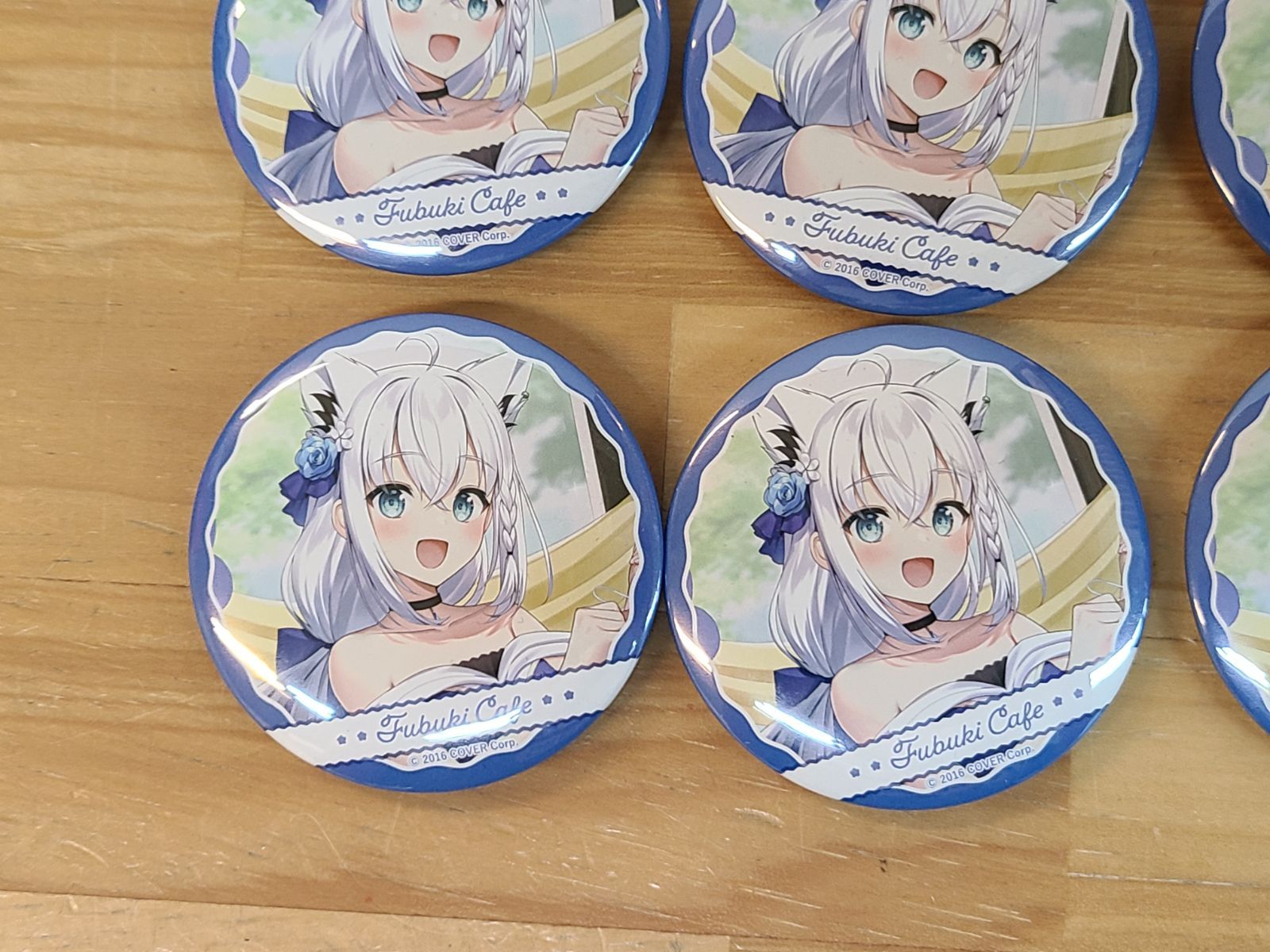 ホロライブ 白上フブキ 缶バッチ まとめ売り 夏の推し活フブちゃん