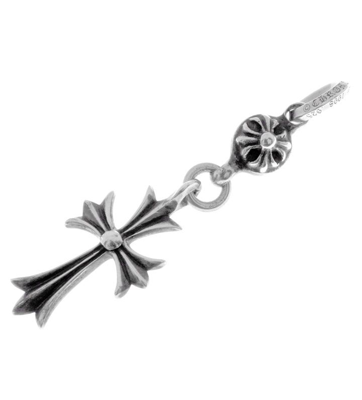 クロムハーツ CHROME HEARTS 【 1B TNY CH CRS 】 1ボール タイニー CH クロス チャーム シルバー ネックレストップ s6100