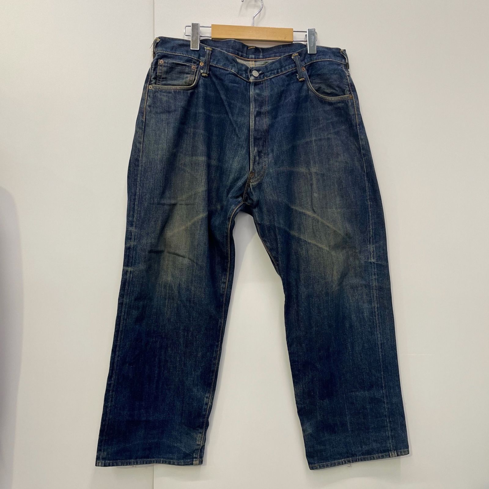 EVISUエヴィス デニム パンツ 42×35 コットン 綿 日本製 ブルー 青