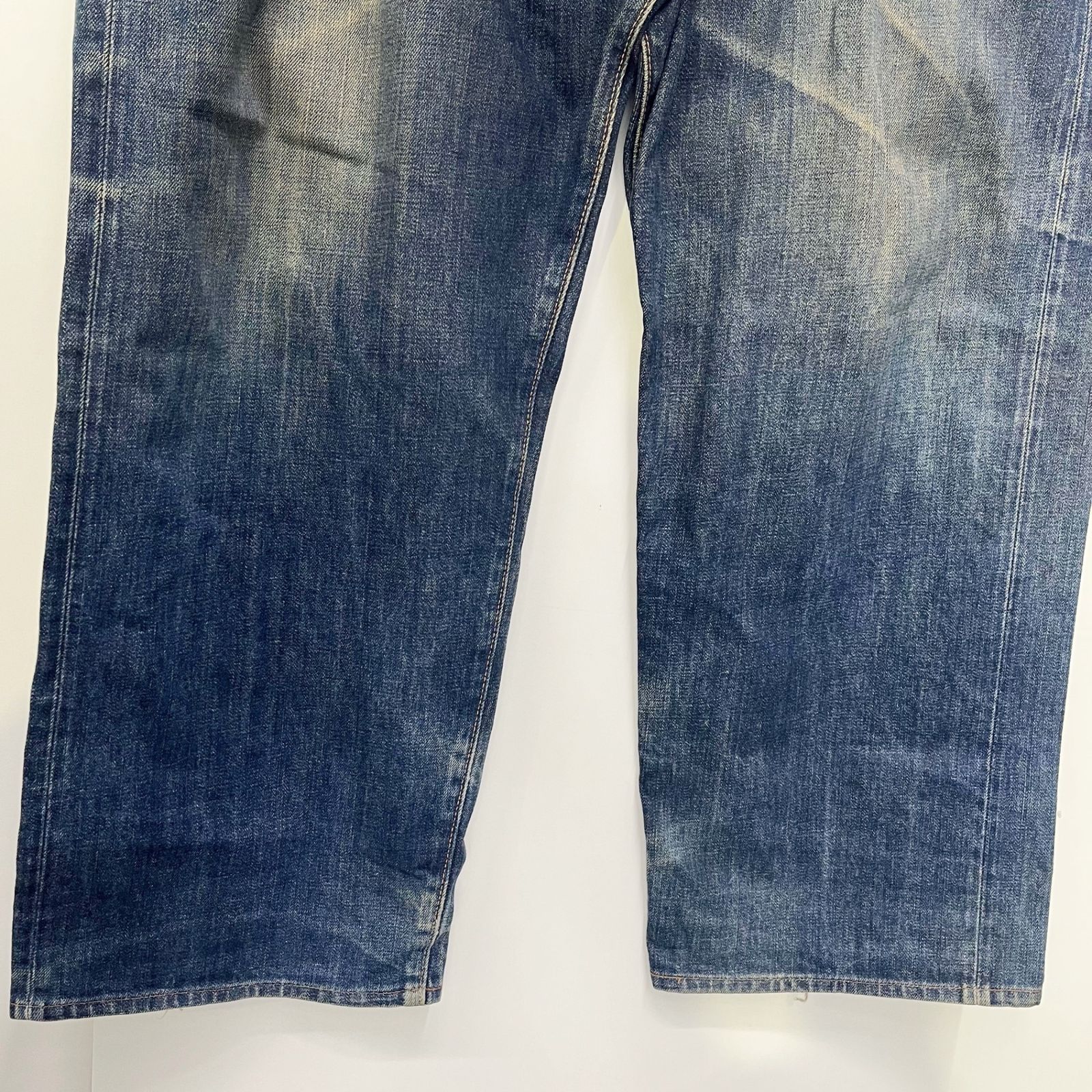 EVISUエヴィス デニム パンツ 42×35 コットン 綿 日本製 ブルー 青