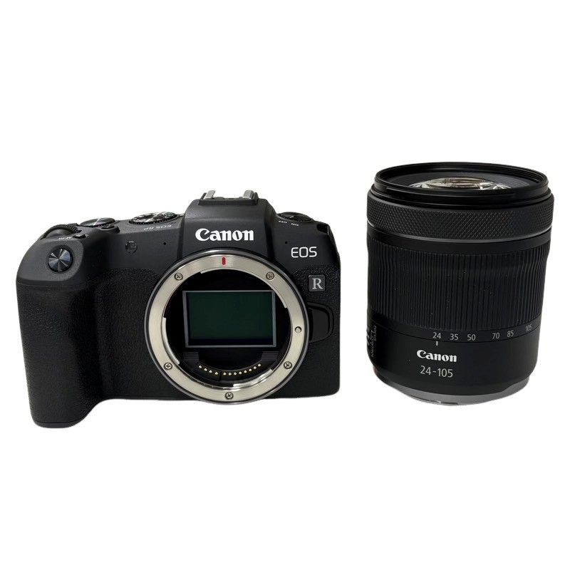 キヤノン Canon ミラーレス一眼カメラ EOS RP レンズキット RF24-105mm F4-7.1 IS STM ブラック 動作確認済 【中古】 22606K374