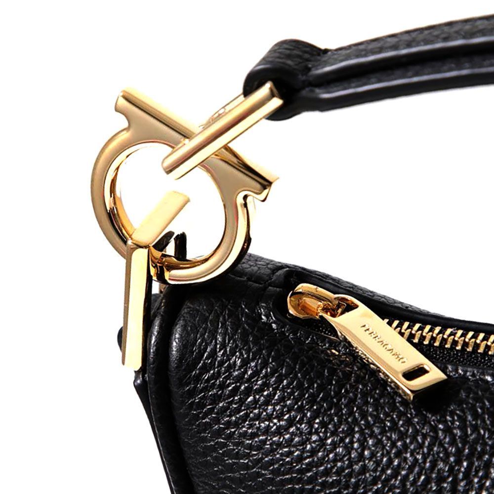 新品 FERRAGAMO フェラガモ ホーボーバッグ XS ガンチーニ レザー