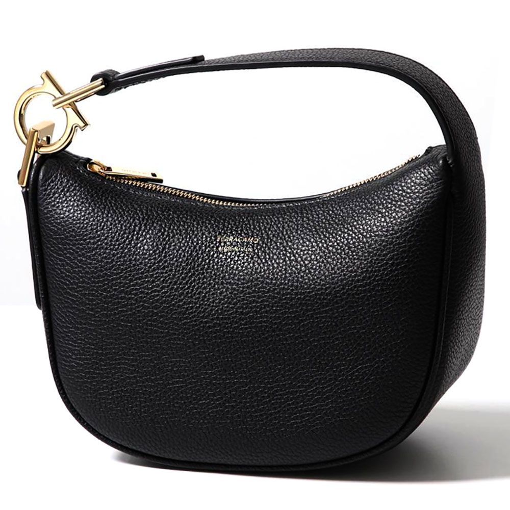 新品 FERRAGAMO フェラガモ ホーボーバッグ XS ガンチーニ レザー