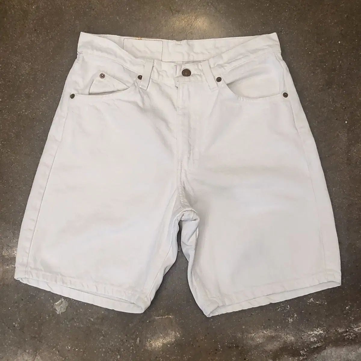 90's アメリカンヴィンテージ リーバイス505 白 デニム ハーフパンツ