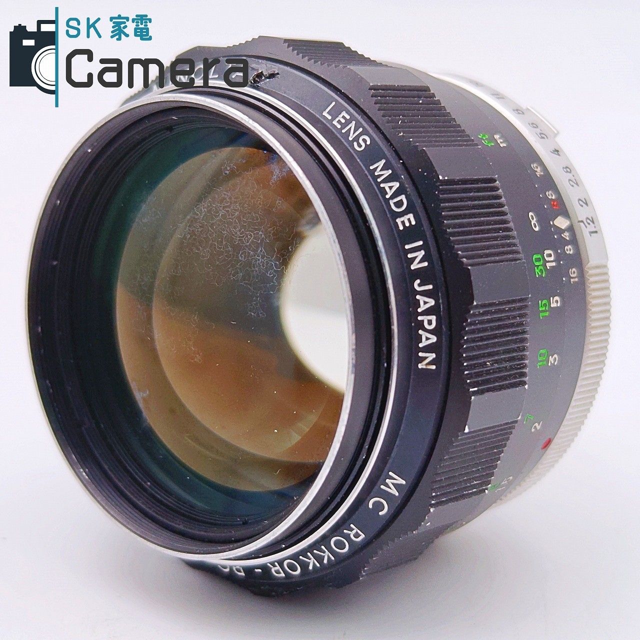 中古】 MINOLTA MC ROKKOR-PG 58mm F1.2 ミノルタ ロッコール
