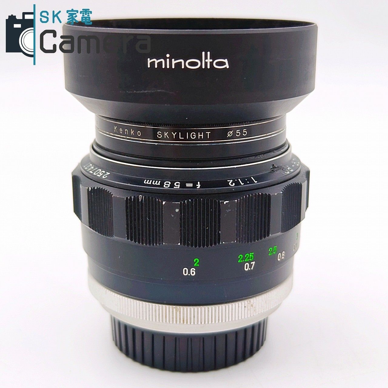 中古】 MINOLTA MC ROKKOR-PG 58mm F1.2 ミノルタ ロッコール