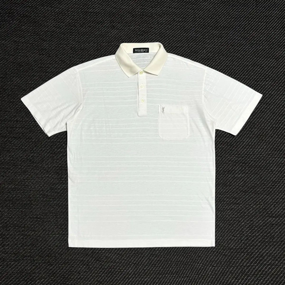 L YVES SAINT LAURENT イヴ・サンローラン ヴィンテージ 半袖 カラーTシャツ