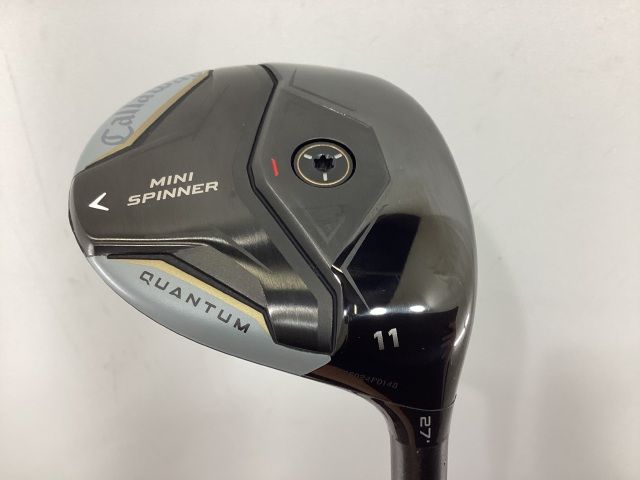 【中古】フェアウェイウッド キャロウェイ 【11W】クアンタム　ミニスピナー/ATHLEMAX 60 for CW/S/27[7262]■杭全本店