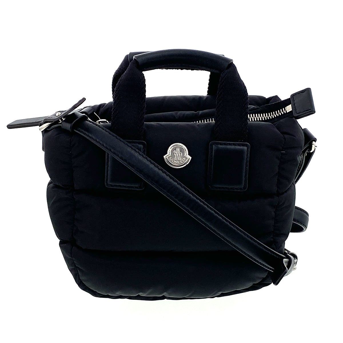 MONCLER モンクレール カラドッグマイクロ 2WAY ショルダーバッグ ショルダーバッグ レディース ナイロン ブラック 中古