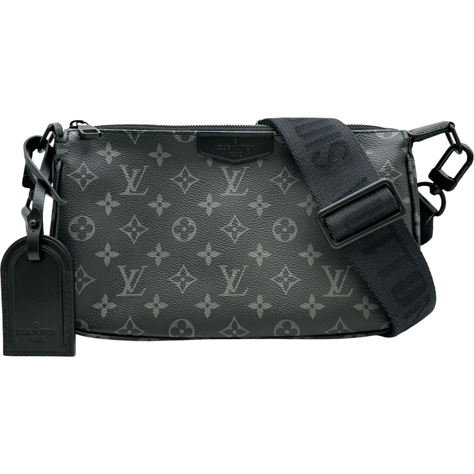 ルイ・ヴィトン LOUIS VUITTON ポシェット･アクセソワール XL M11741 ブラック モノグラム・エクリプス メンズ ショルダーバッグ