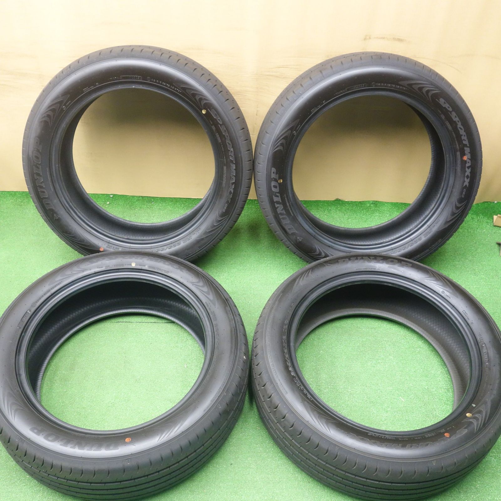 新車外し！25年☆225/55R19 ダンロップ SPスポーツマックス 060 タイヤ