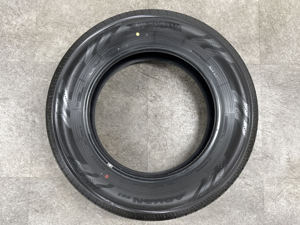 2026年製 新車外し品】ヨコハマ アドバン V03 225/65R17 4本 バリ溝