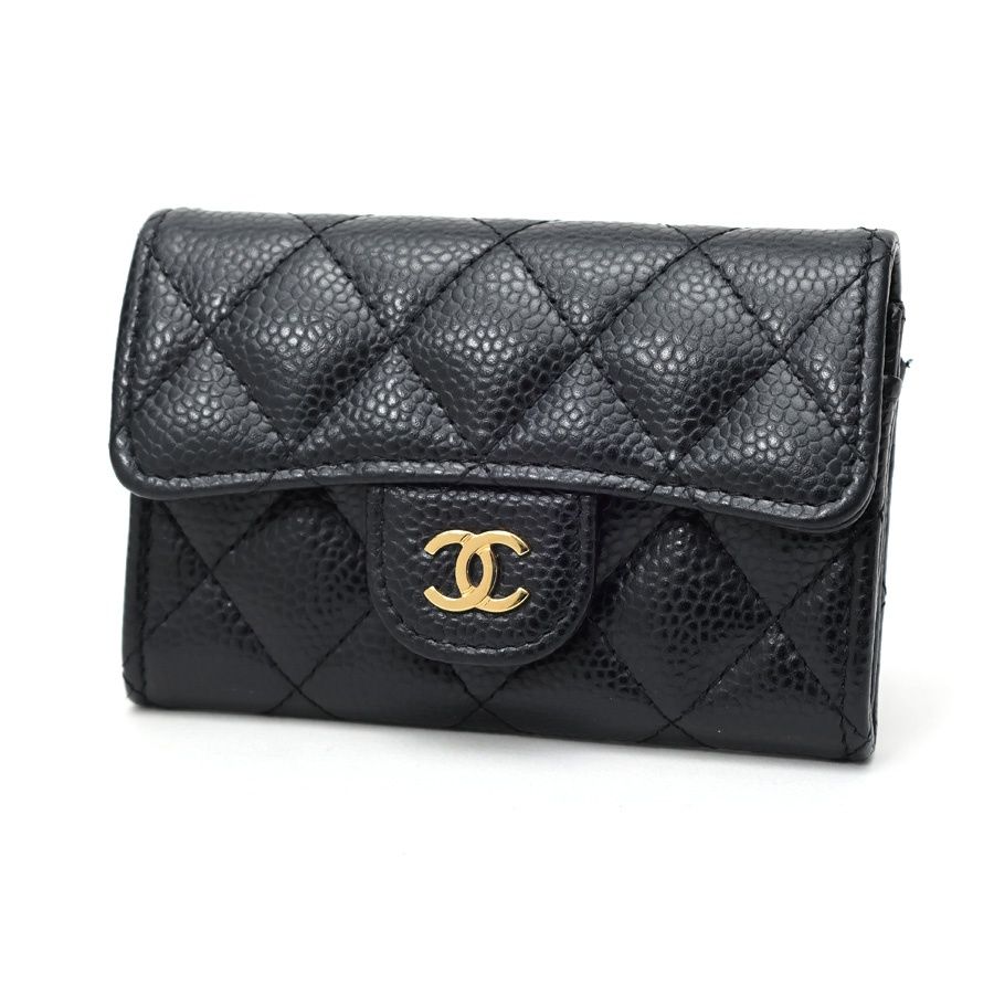 シャネル / CHANEL　マトラッセ コインケース　AP0214　キャビアスキン　ブラック/ゴールド金具 【中古】 商品番号 B-160433