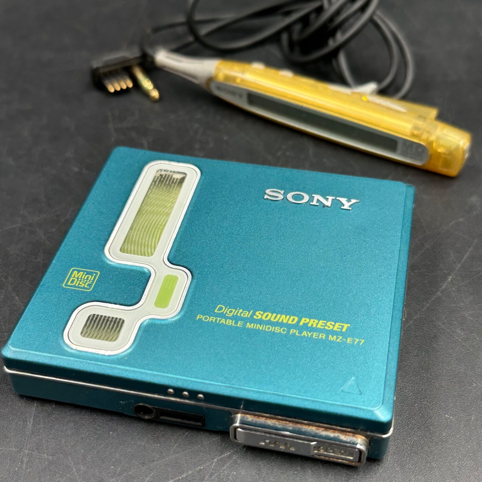 SONY MD WALKMAN MZ-E77 本体 ポータブルMDプレーヤー - メルカリ