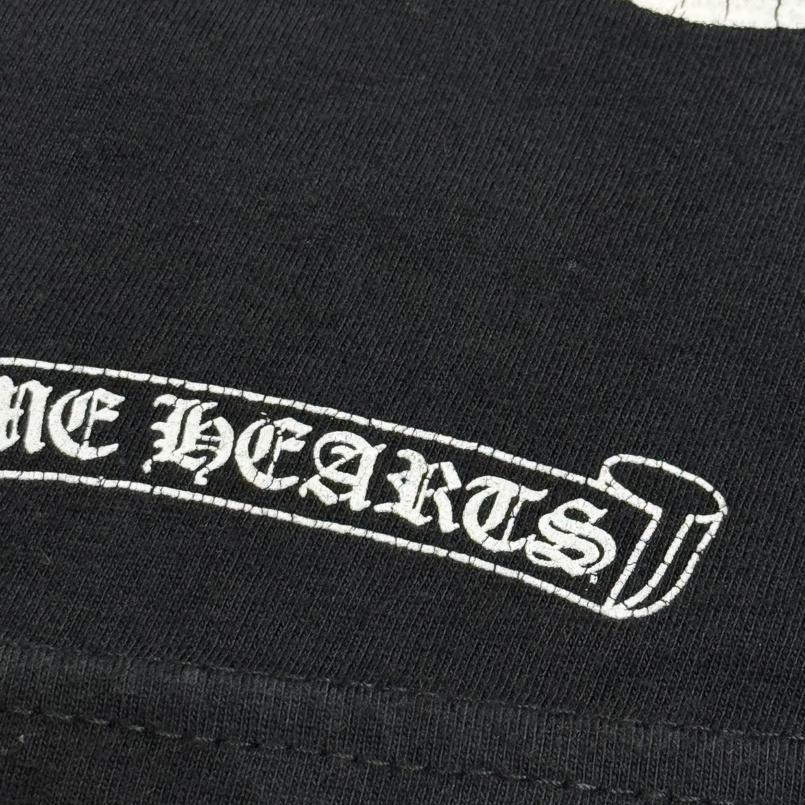 CHROME HEARTS BACK HORSESHOE PRINT LS TEE ホースシュープリント