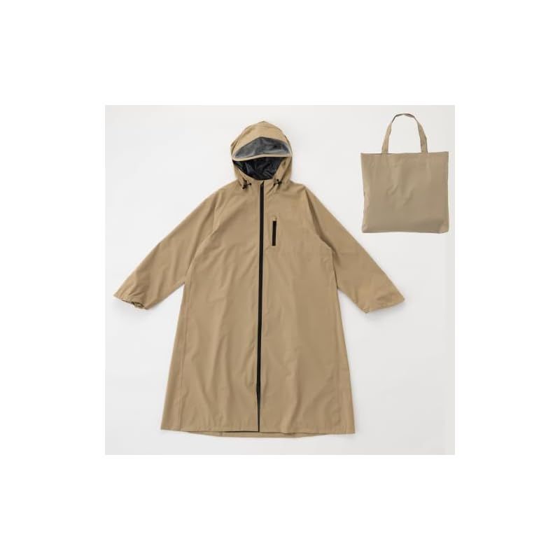 【新品】 Actual PRODUCTS(アクチュアルプロダクツ) レインコート フーディーサイクルコート サイズ:フリー 茶系