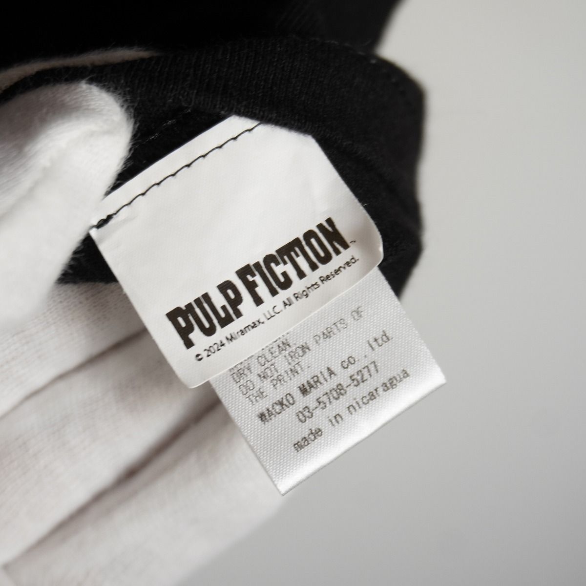 正規 24AW WACKO MARIA ワコマリア PULP FICTION CREW NECK T-SHIRT